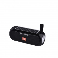 Haut-parleur Bluetooth à énergie solaire et électrique portable avec basse puissante