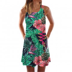 Robe courte et ample sans manches