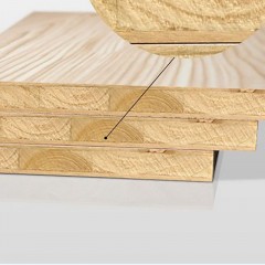 Panneau de bois multicouche