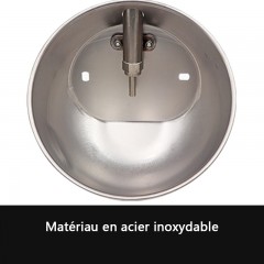 Abreuvoir en acier inoxydable épaissi