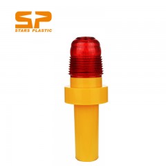 Feu d'avertissement LED avec batterie sèche