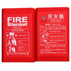Couverture de flamme extinction d'incendie en  fibre de verre