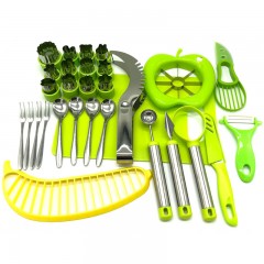 Set d'outils pour salade  de fruits 30 pièces