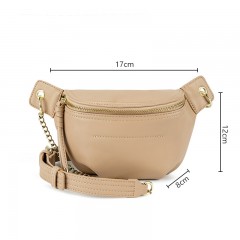 Sac à bandoulière pour femme avec chaîne antivol