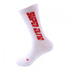 Chaussettes de sport avec lettres fluorescentes