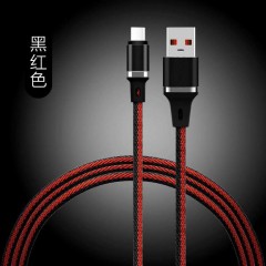 Cable de données à revêtement en alliage d'aluminium bicolore 2.4A