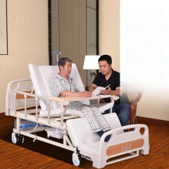 Lit d'hôpital en acier laminé à froid antidérapant et étanche