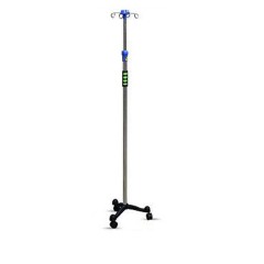 Support de perfusion médicale en acier inoxydable avec porte-bouteille