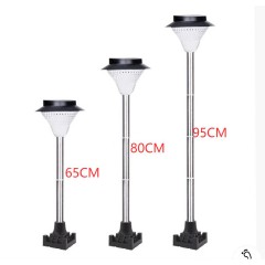 Lumière décorative extérieure en acier inoxydable solaire