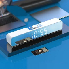 Haut-parleur Bluetooth avec écran d'affichage et réveil