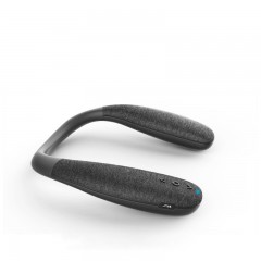 haut parleur bluetooth accrochable sur le cou en tissu