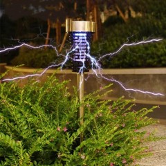 Lampe anti-moustique solaire extérieure en acier inoxydable