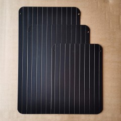 Plaque de décongélation en aluminium avec protection en silicone