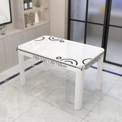 Set de table et de chaise en verre trempé résistant aux hautes températures
