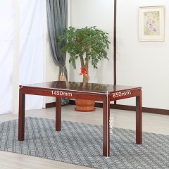 Set de chaises table de salle à manger en bois