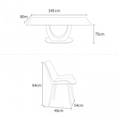 Chaises et Table à manger