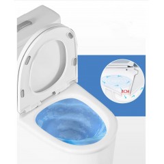 WC silencieuses à économie d'eau à siphon ultra-tourbillonnant