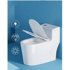 WC silencieuses à économie d'eau à siphon ultra-tourbillonnant
