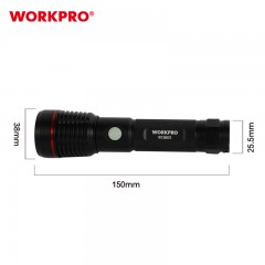 Lampe de poche  rechargeable en alliage d'aluminium rechargeable