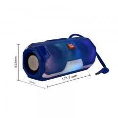 Haut-parleur Bluetooth portable double sortie audio à animation lumineuse