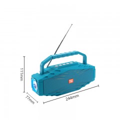 Haut-parleur Bluetooth portable style de radio avec lumière