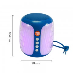 Mini enceinte bluetooth avec lumières colorées