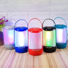 Enceinte mini Bluetooth subwoofer avec lumière colorée