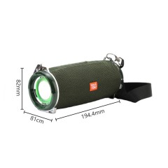 Haut-parleur Bluetooth portable avec bandoulière Lumière colorée