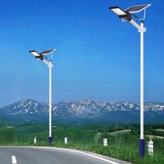 Lampadaire solaire super puissant résistant à la pluie