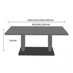 Table de salle à manger et chaises avec cadre en acier inoxydable