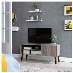 Meuble TV simple en bois massif