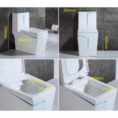 WC haut de gamme carré avec 4 siphon de type OEM à haute puissance