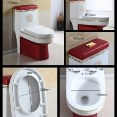 WC silencieux à siphon super tourbillon
