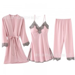 Pyjama femme ensemble de cinq pièces