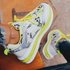 Chaussures décontractées pour femmes semelle en caoutchouc