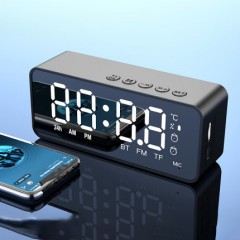 Bluetooth haut-parleur portable LED affichage grand écran effet de miroir