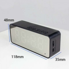Bluetooth haut-parleur portable LED affichage grand écran effet de miroir