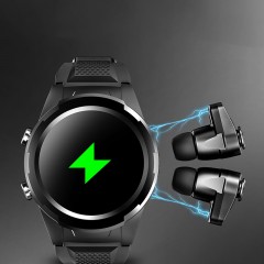 Montre intelligente + écouteurs sans fils  TWS HIFI avec controle de fréquence cardiaque