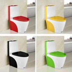 WC en céramique avec chasse d'eau tourbillonnante