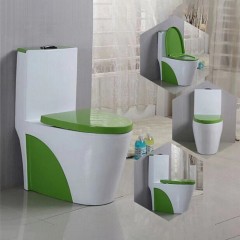 WC en céramique avec chasse d'eau tourbillonnante