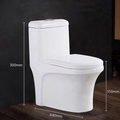 WC en céramique émaillée
