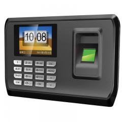 Machine biométrique à empreinte digitale avec commande vocale et port USB  2.4 TFT LCD