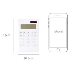 Calculatrice solaire à 12 chiffres double alimentation