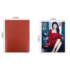 Carnet porte-documents en cuir avec clip calcultrice à choisir