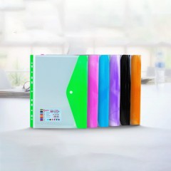 Pochette à documents A4 en plastique transparent