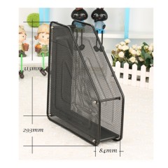 Boîte de rangement de fichiers en fer noir