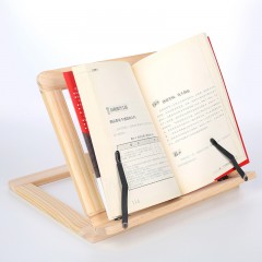 Porte-livre en bois multifonction