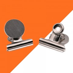 Clip aimant rond acier inoxydable métal