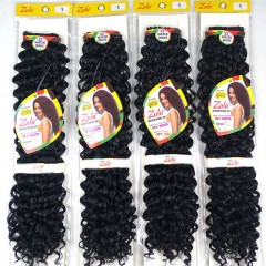 Mèche de 22 pouce aux cheveux bouclé en fibre synthétique 32 brins/pack