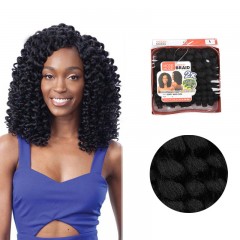 Extension de cheveux bouclée en fibre synthétiques 100% fibre de Kanekalon